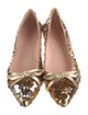 Kate Spade New York Sequins Animal Print Ballet Flats