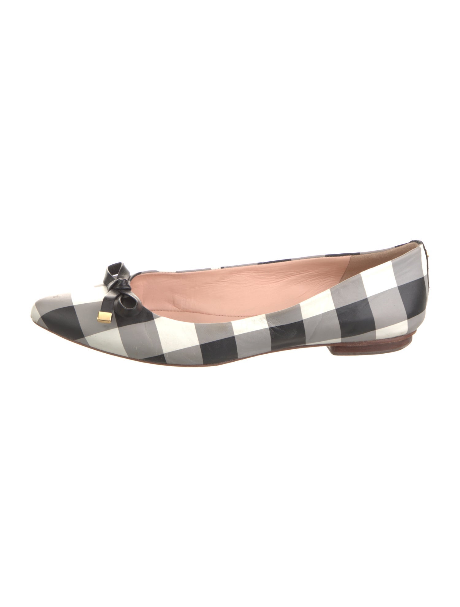 Kate Spade New York Leather Printed Ballet Flats