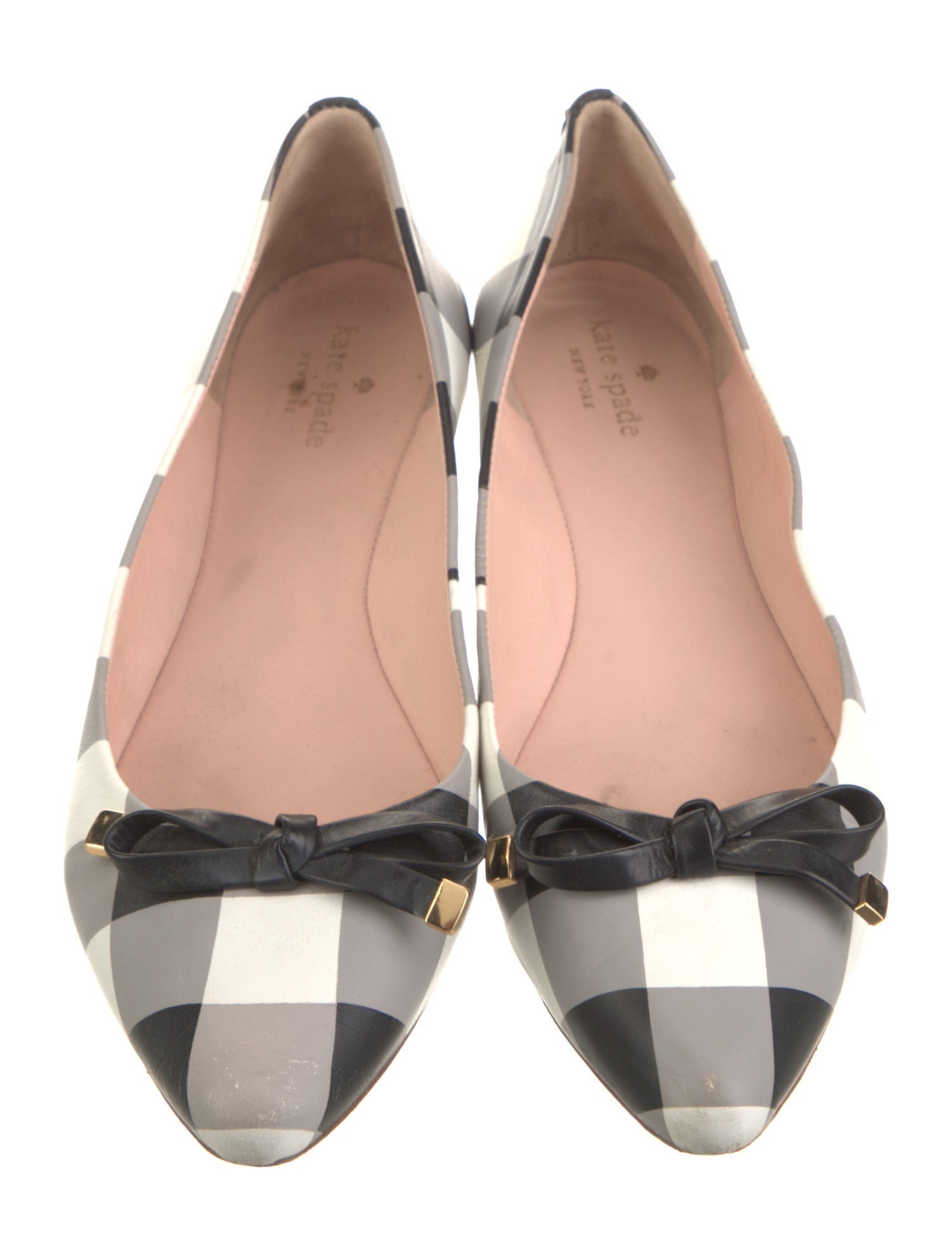 Kate Spade New York Leather Printed Ballet Flats