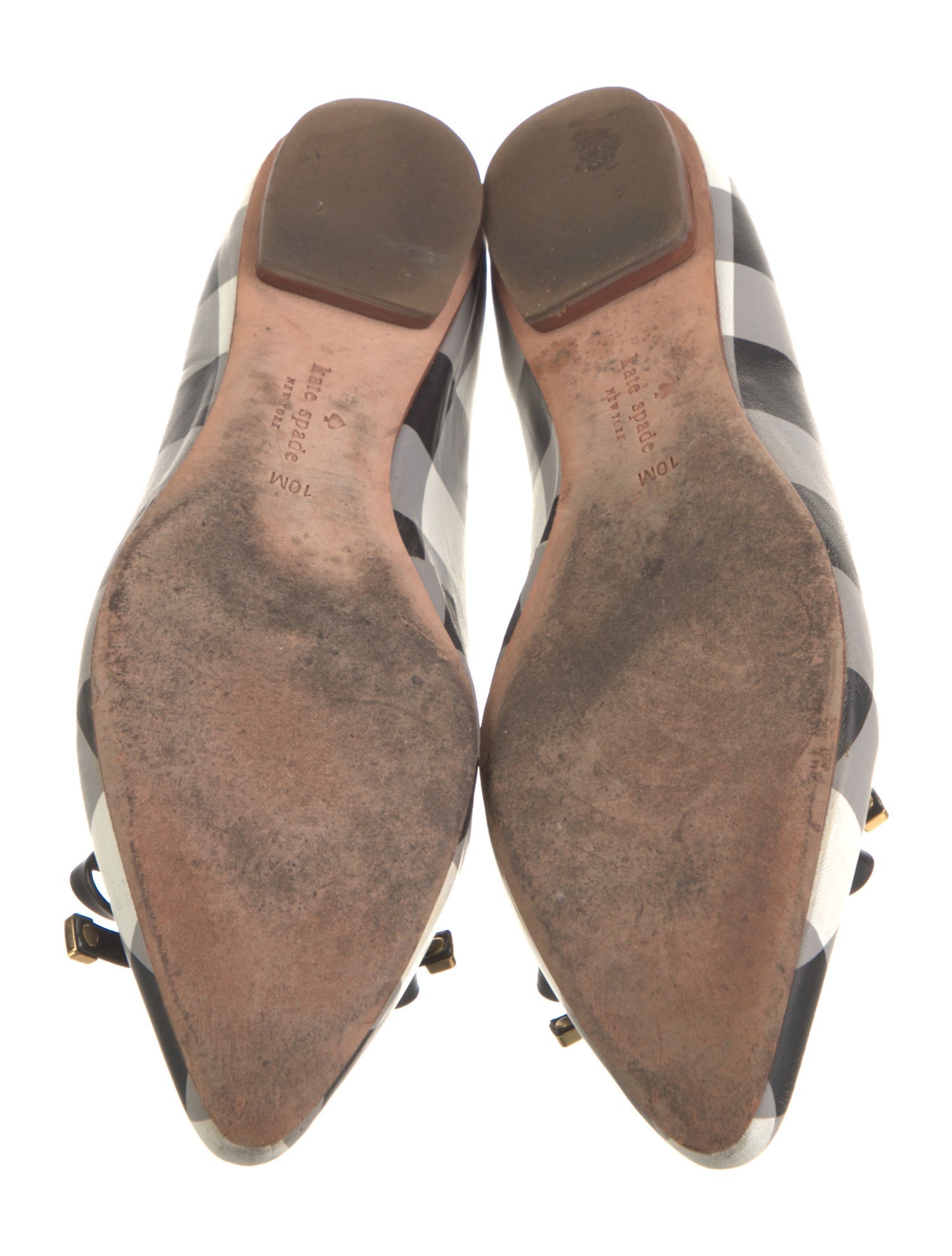 Kate Spade New York Leather Printed Ballet Flats