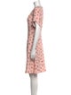 Kate Spade New York Floral Print Knee-Length Dress