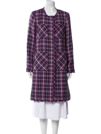 Kate Spade New York Tweed Pattern Coat