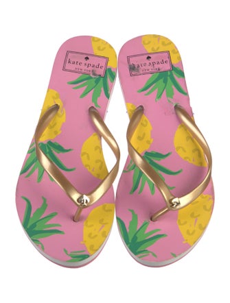 Kate Spade New York Rubber Printed Flip Flops