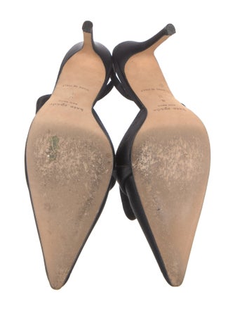 Kate Spade New York Satin Ruffle Embellishment Slingback Pumps