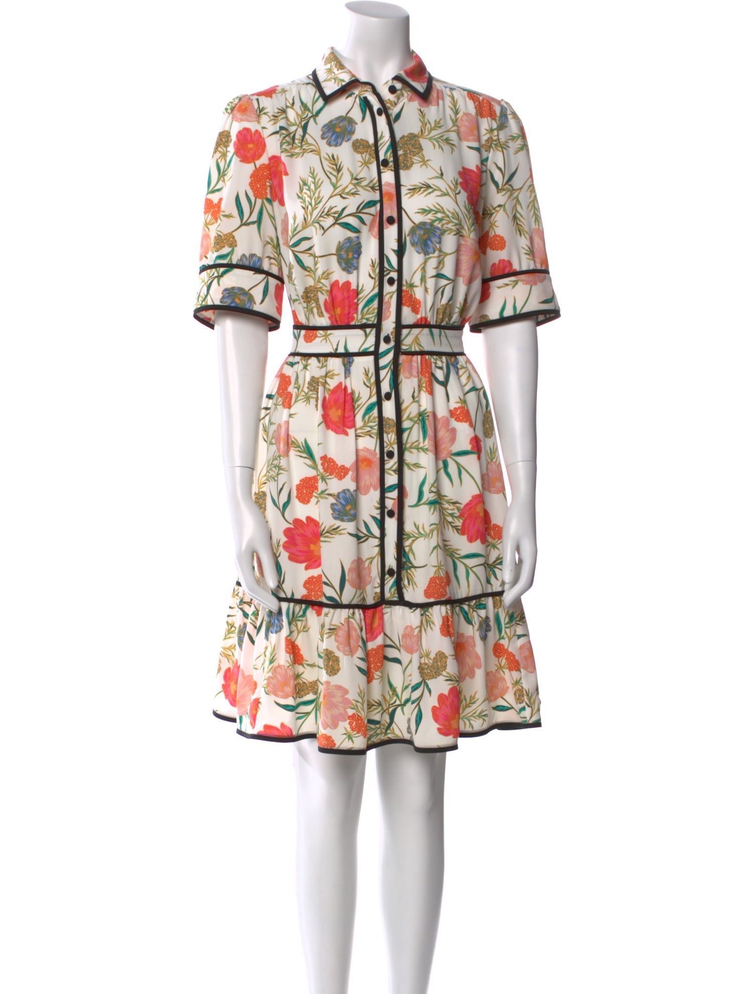 Kate Spade New York Floral Print Mini Dress