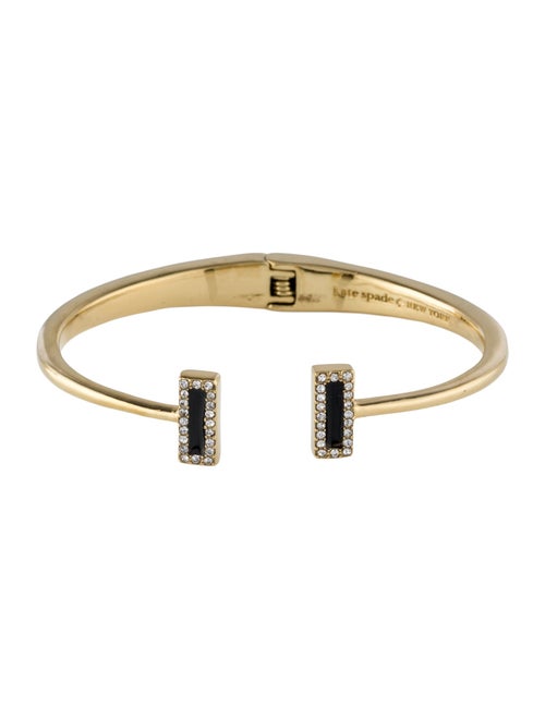 Kate Spade New York Enamel & Crystal Raising The Bar Cuff Bracelet