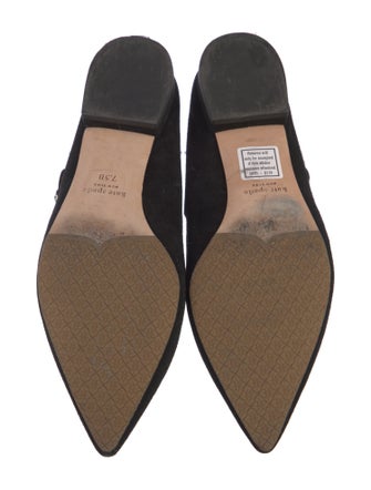 Kate Spade New York Suede Crystal Embellishments Mules