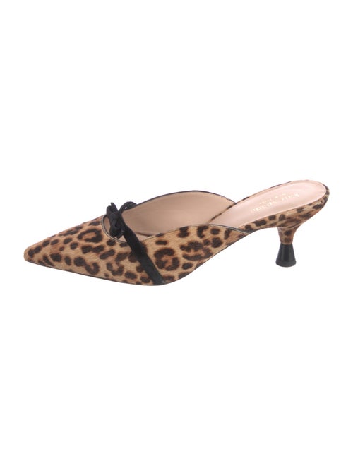 Kate Spade New York Ponyhair Animal Print Mules