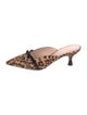 Kate Spade New York Ponyhair Animal Print Mules