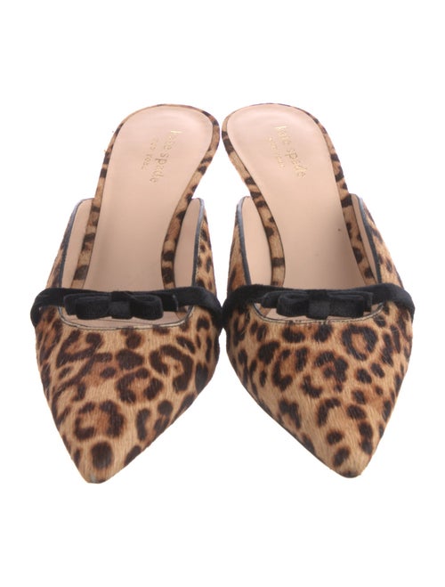 Kate Spade New York Ponyhair Animal Print Mules