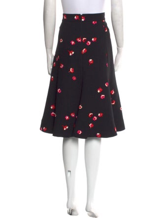 Kate Spade New York Floral Print Knee-Length Skirt