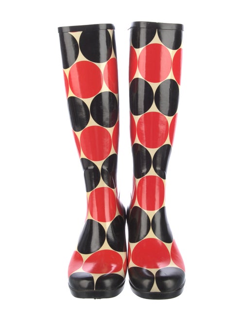 Kate Spade New York Rubber Polka Dot Print Rain Boots