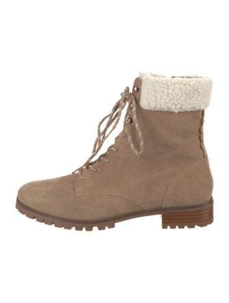 Kate Spade New York Suede Combat Boots