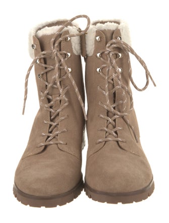 Kate Spade New York Suede Combat Boots