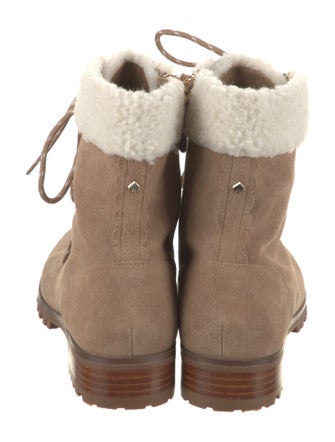 Kate Spade New York Suede Combat Boots
