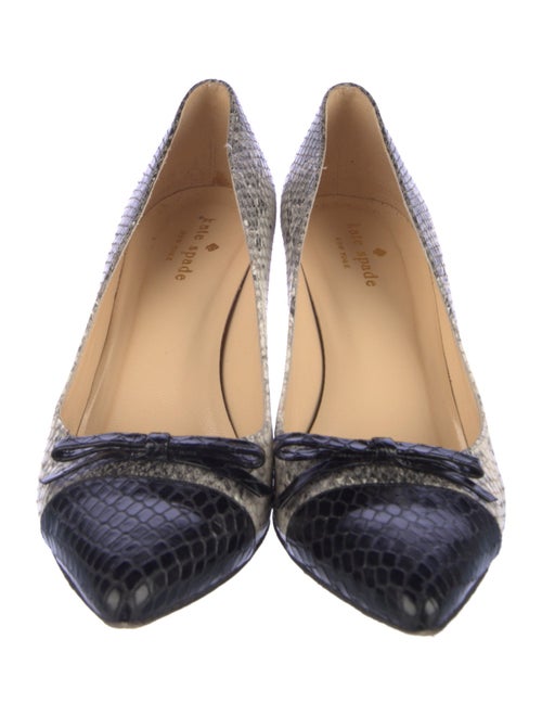 Kate Spade New York Leather Animal Print Pumps