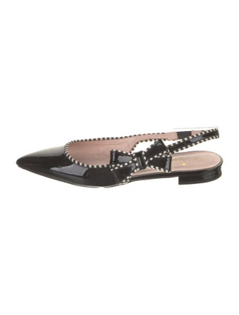 Kate Spade New York Patent Leather Slingback Flats