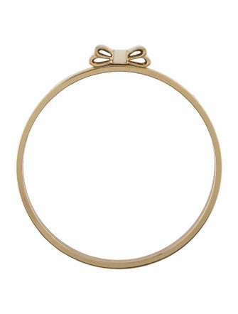 Kate Spade New York Enamel Take A Bow Bangle Bracelet