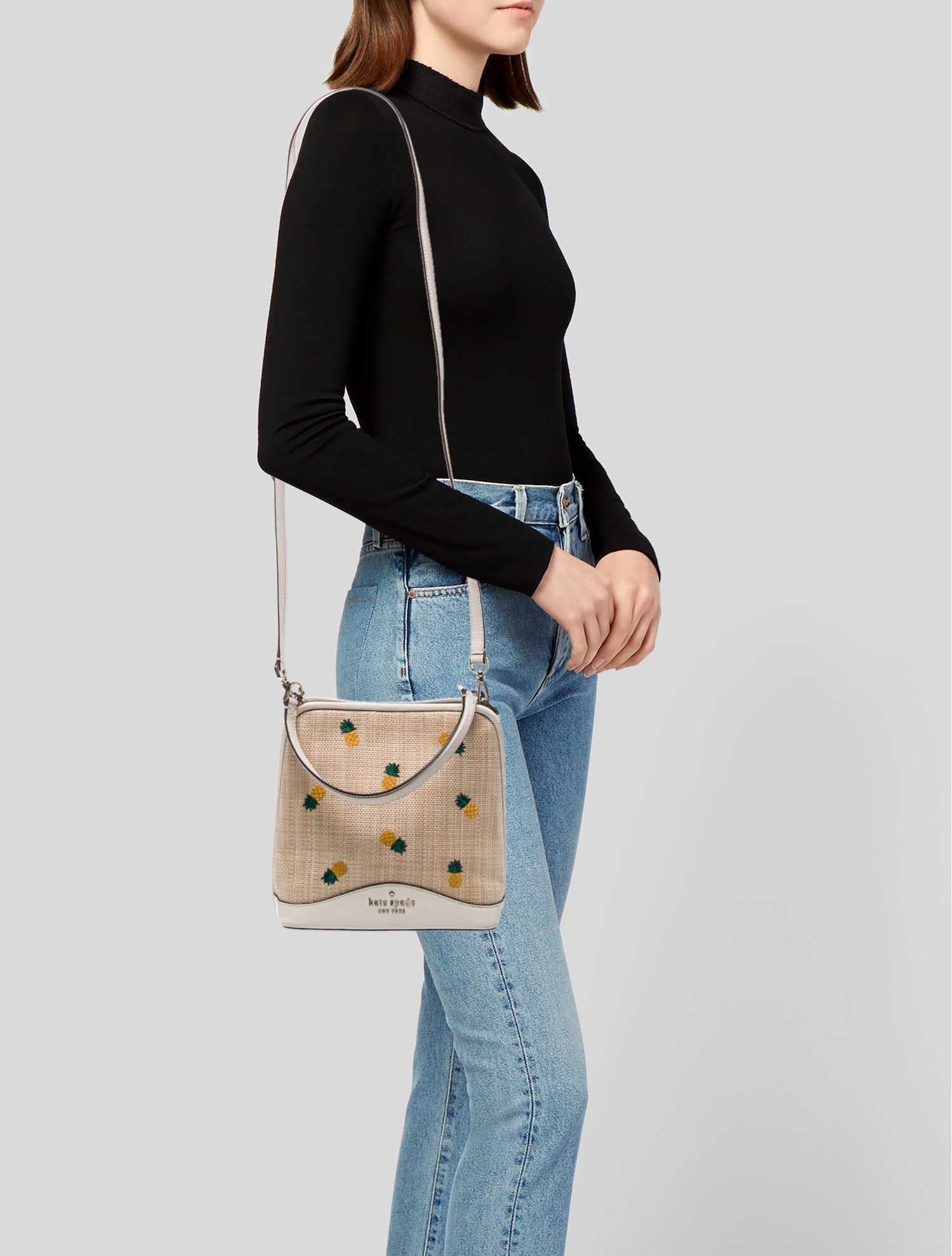 Kate Spade New York Straw Crossbody Bag