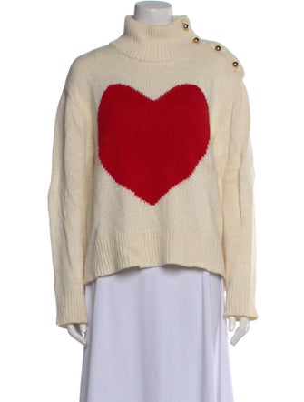 Kate Spade New York Printed Turtleneck Sweater