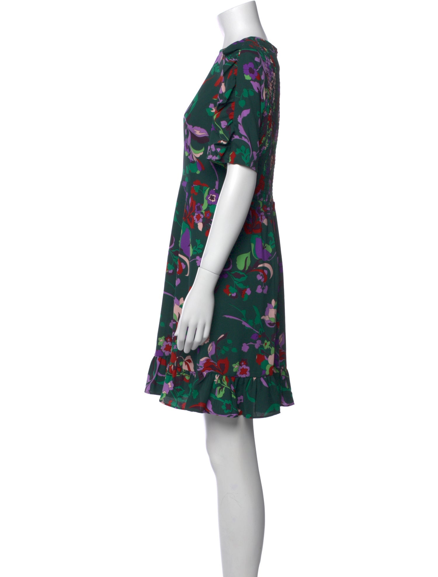 Kate Spade New York Floral Print Mini Dress