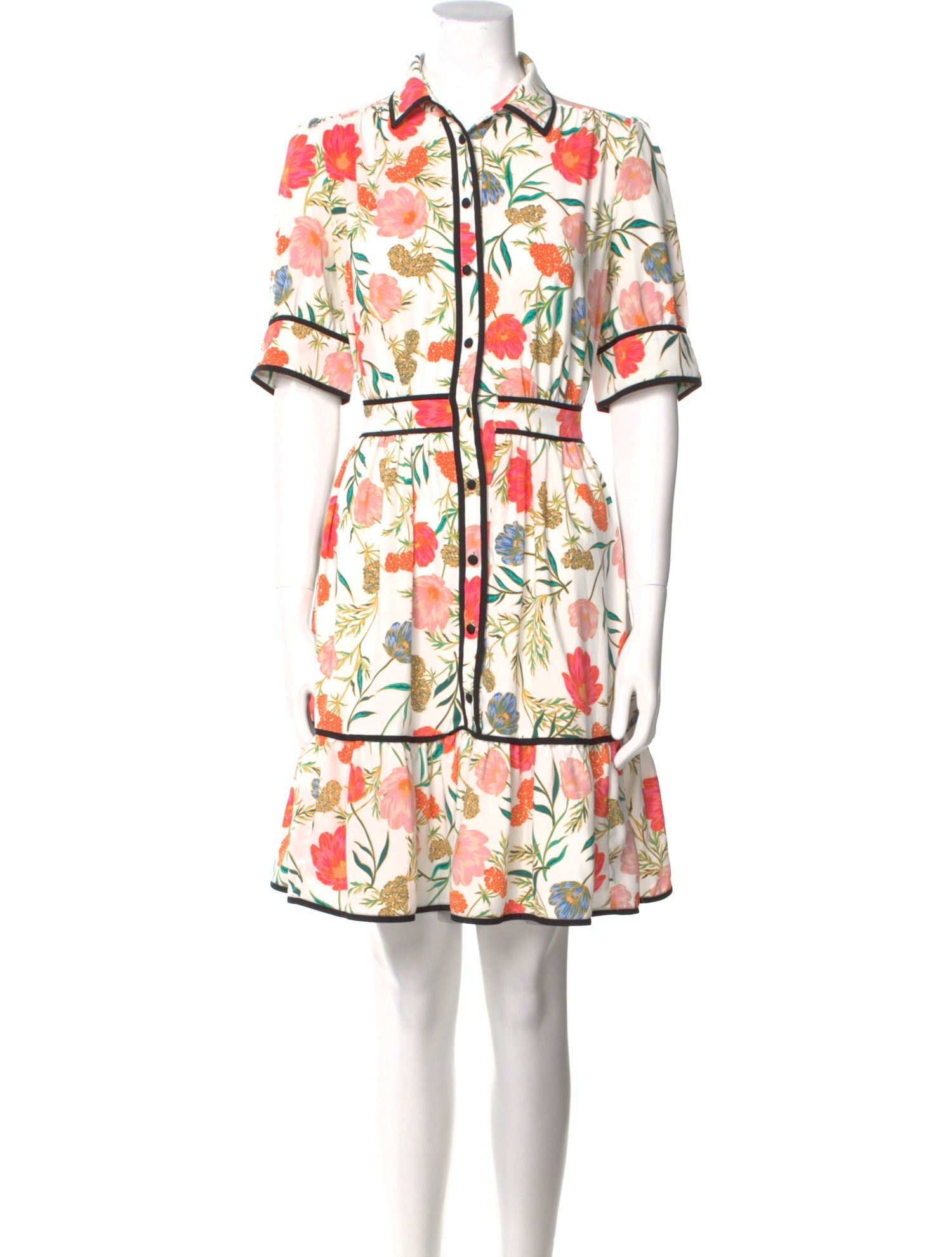 Kate Spade New York Floral Print Mini Dress