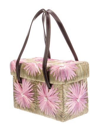 Kate Spade New York Raffia Top Handle Bag