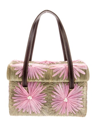Kate Spade New York Raffia Top Handle Bag