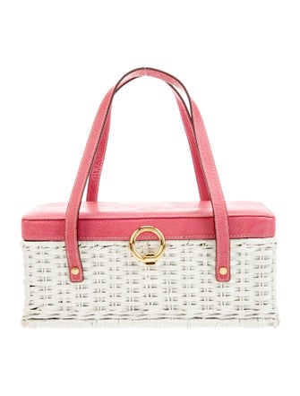 Kate Spade New York Wicker Top Handle Bag
