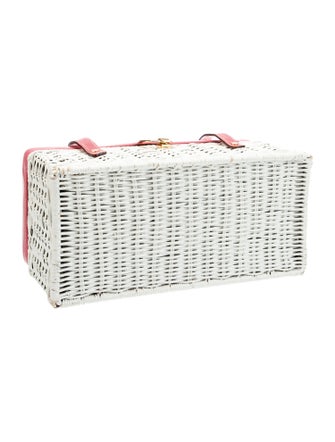 Kate Spade New York Wicker Top Handle Bag