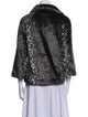 Kate Spade New York Faux Fur Animal Print Faux Fur Jacket