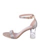 Kate Spade New York Satin Crystal Embellishments Sandals