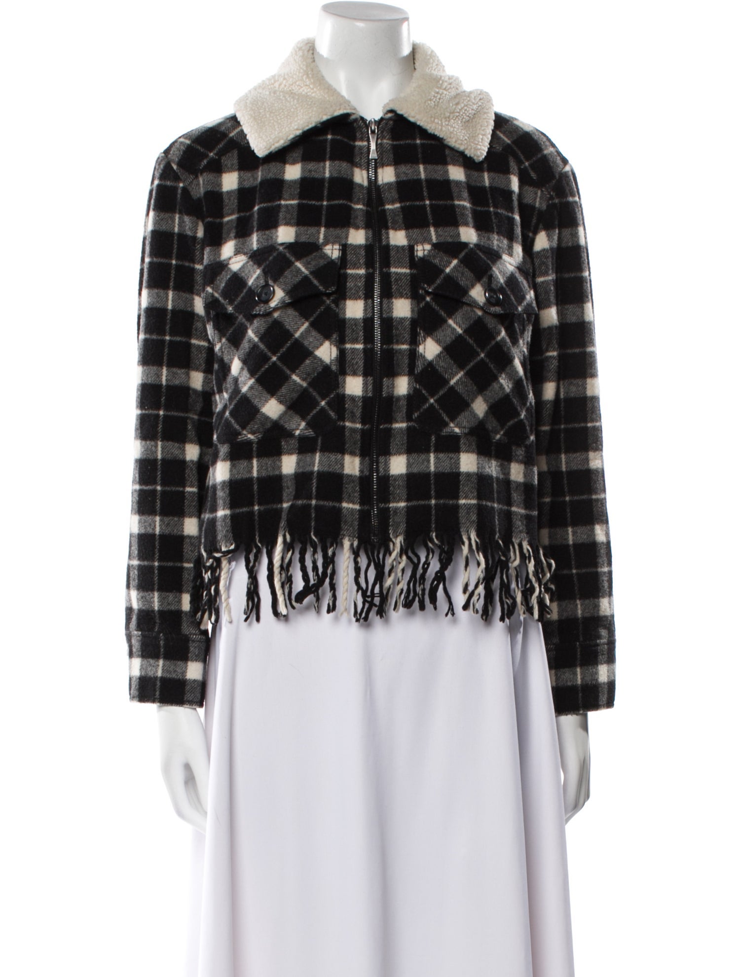 Kate Spade New York Plaid Print Jacket