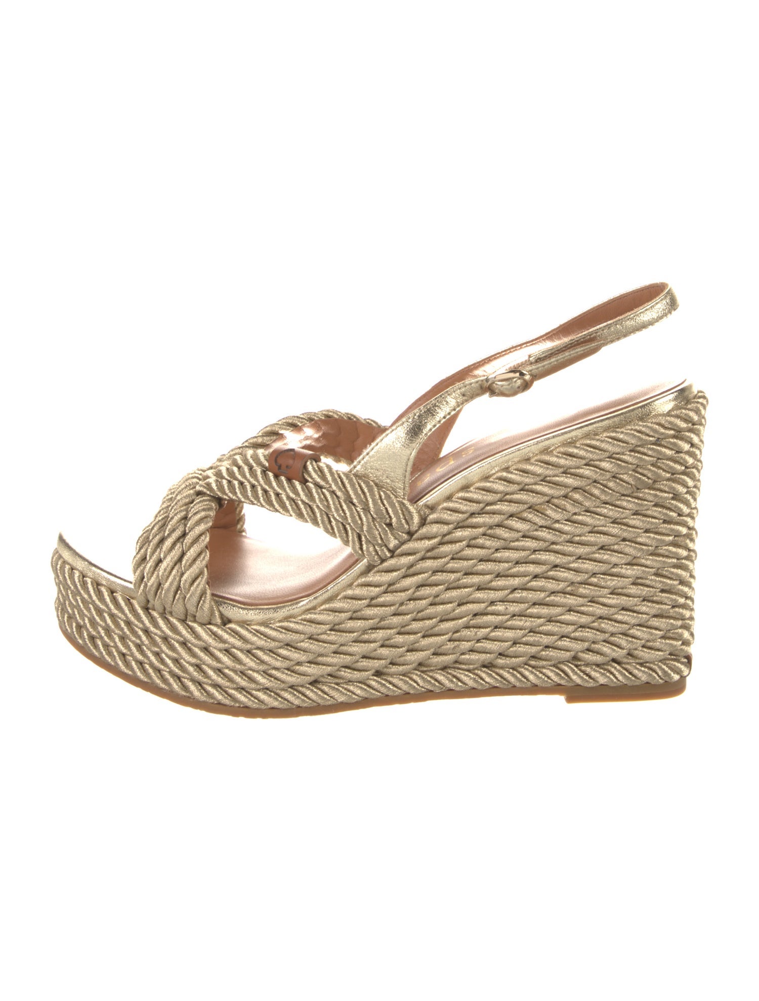 Kate Spade New York Leather Braided Accents Sandals