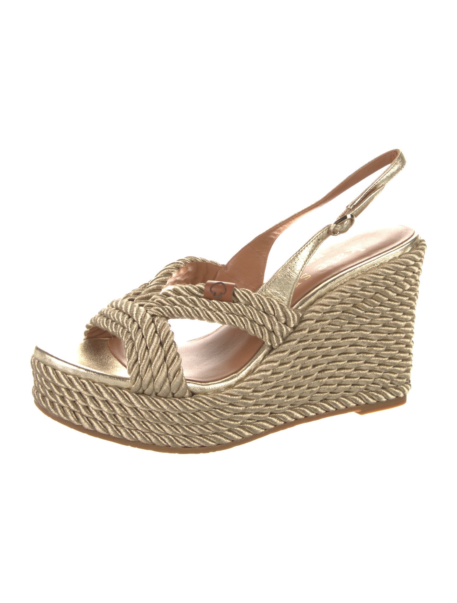 Kate Spade New York Leather Braided Accents Sandals