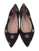 Kate Spade New York Suede Crystal Embellishments Flats