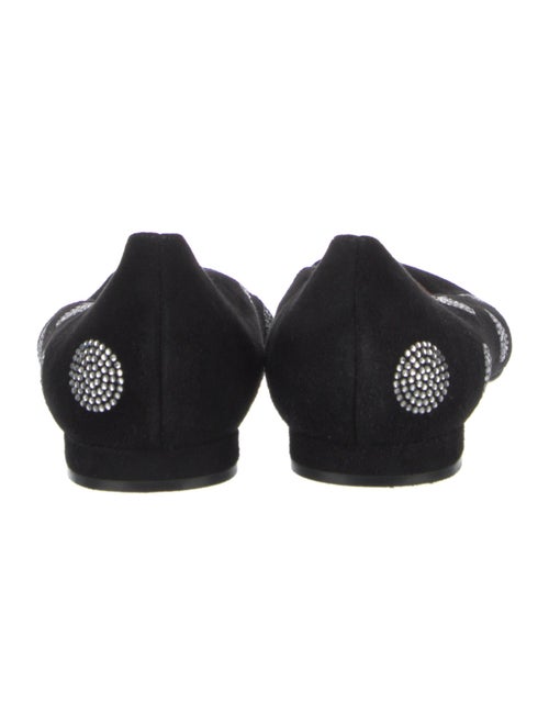 Kate Spade New York Suede Crystal Embellishments Flats