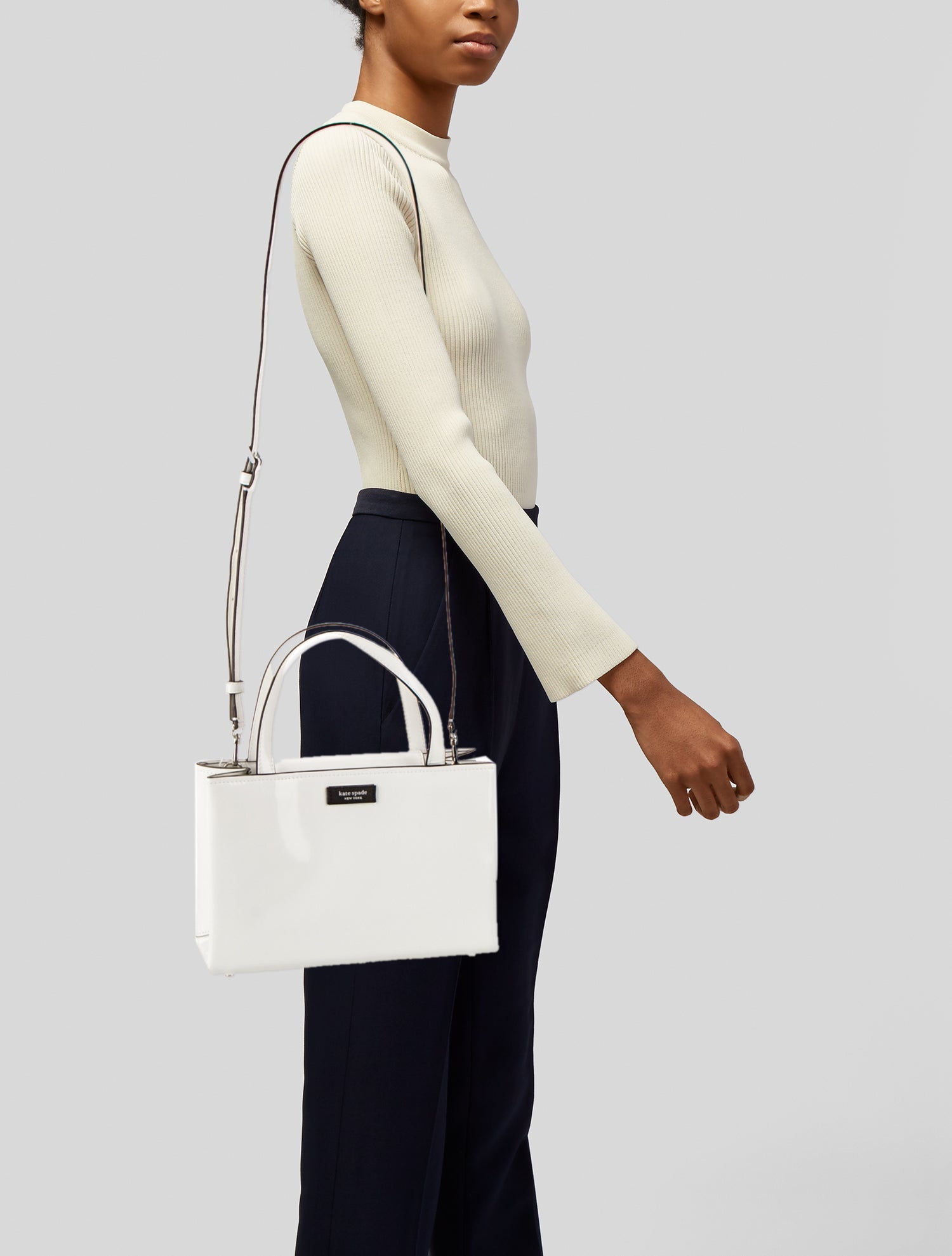 Kate Spade New York Patent Leather Top Handle Bag w/ Tags