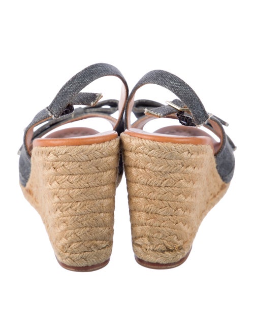 Kate Spade New York Denim Bow Accents Slingback Sandals