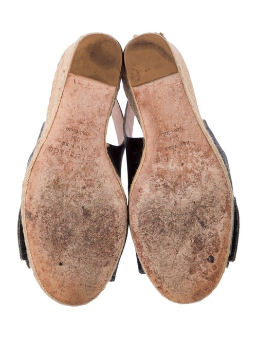 Kate Spade New York Denim Bow Accents Slingback Sandals