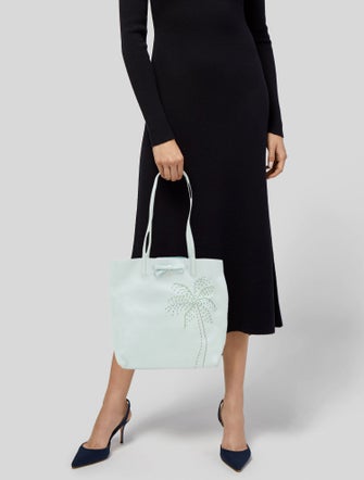 Kate Spade New York Leather On Purpose Leather Palm Tree Tote