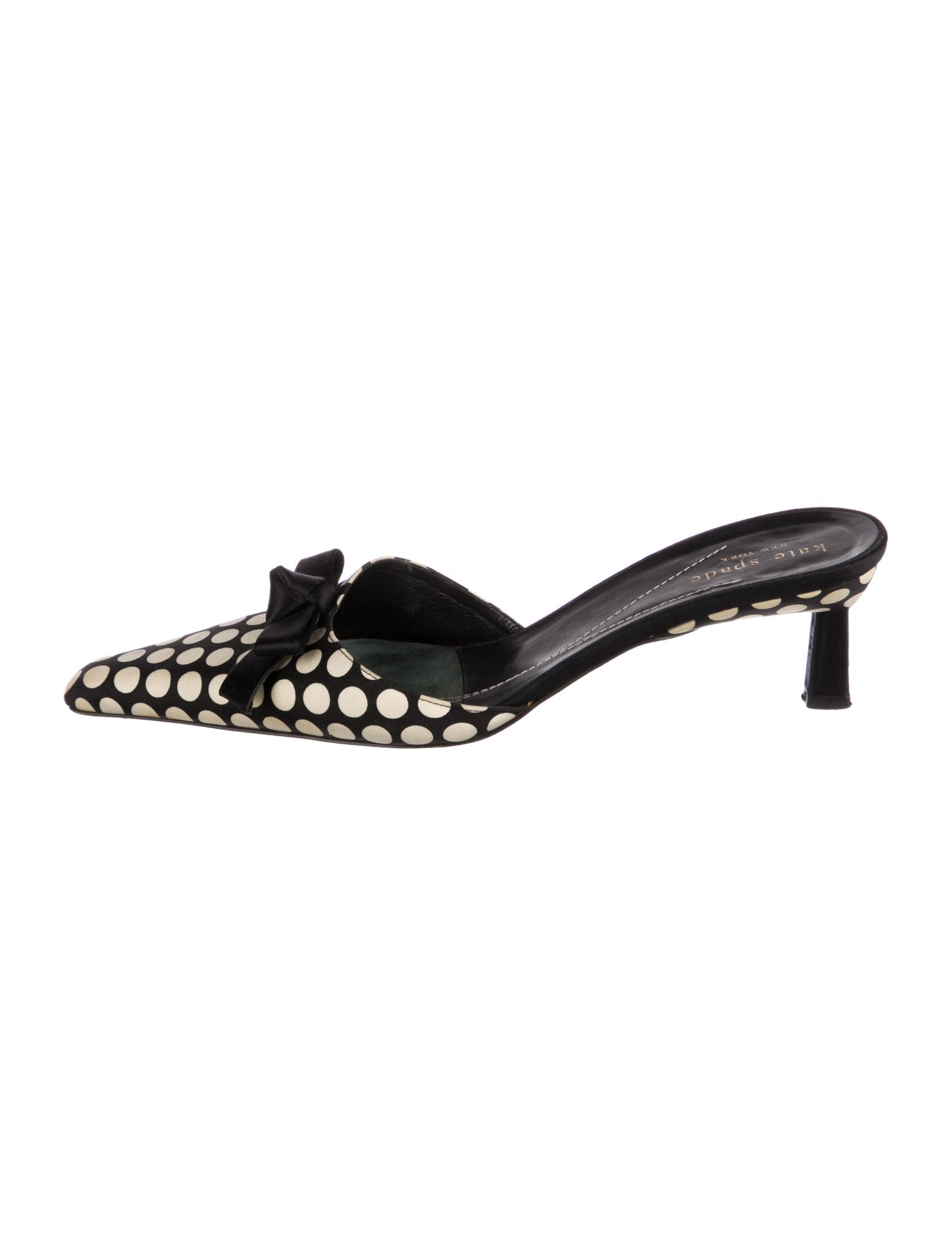 Kate Spade New York Printed Bow Accents Mules