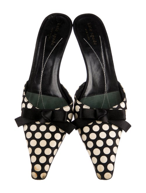 Kate Spade New York Printed Bow Accents Mules