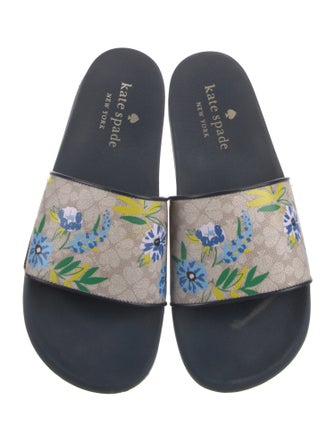 Kate Spade New York Rubber Printed Slides
