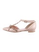 Kate Spade New York Leather Crystal Embellishments D'Orsay Flats