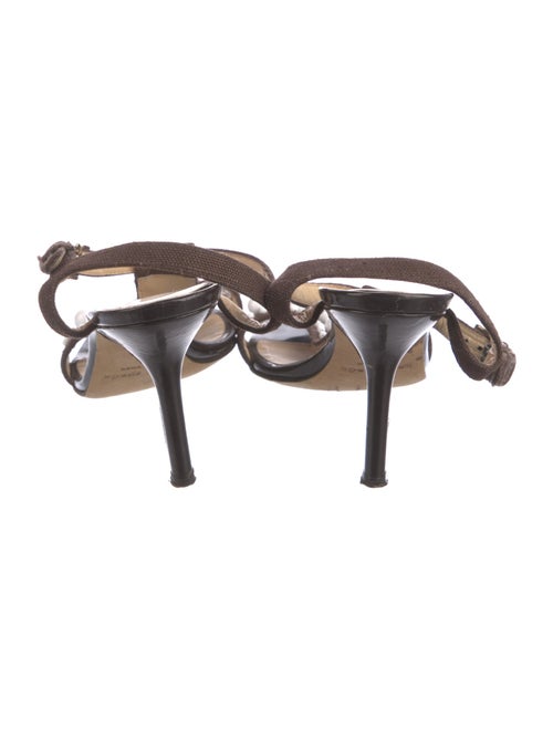 Kate Spade New York Canvas Beaded Accents T-Strap Sandals