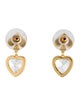 Kate Spade New York Crystal "Everyday Spade" Heart Drop Earrings
