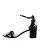 Kate Spade New York Floral Print Embroidered Accent Sandals