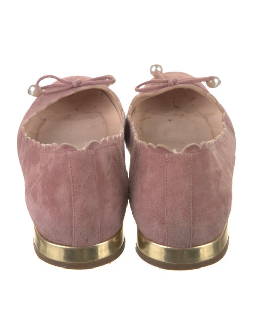 Kate Spade New York Suede Bow Accents Ballet Flats