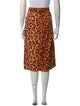 Kate Spade New York Animal Print Knee-Length Skirt